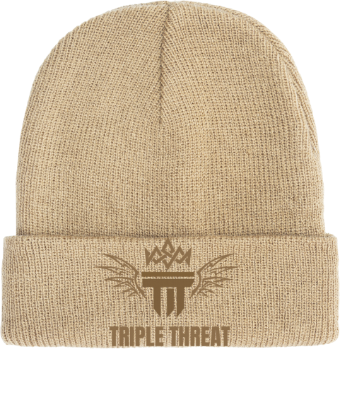 Brown and Cream TT Beanie