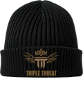 Black and Brown TT Beanie