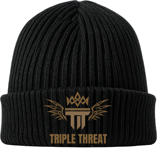 Black and Brown TT Beanie